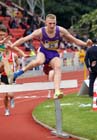 Barry Maskell (Durham) on his way to winning a bronze medal from 2012 English Schools champs, gateshead.